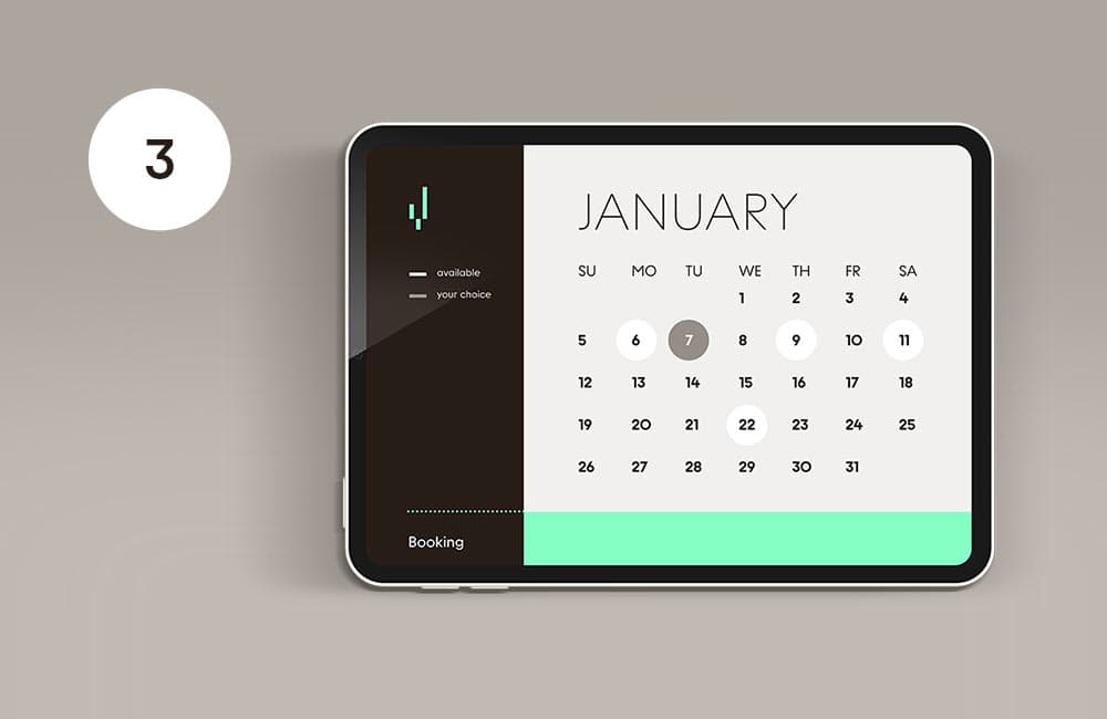 Terminbuchung durch den Beschenkten